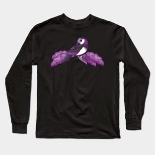 Pride Birds - Asexual, Demisexual, Grey-Asexual Long Sleeve T-Shirt